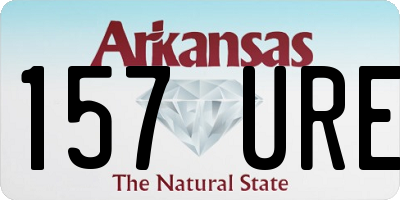 AR license plate 157URE