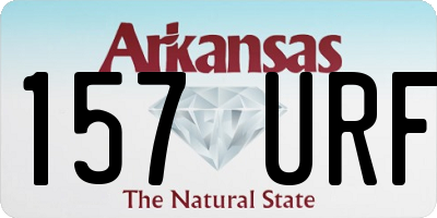 AR license plate 157URF