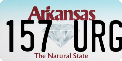 AR license plate 157URG