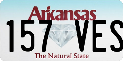 AR license plate 157VES