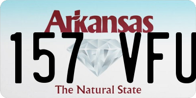 AR license plate 157VFU