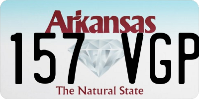 AR license plate 157VGP