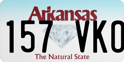 AR license plate 157VKO