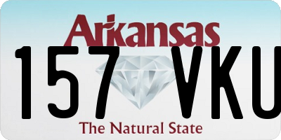 AR license plate 157VKU