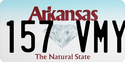 AR license plate 157VMY