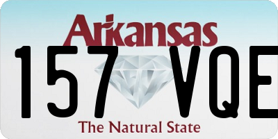 AR license plate 157VQE