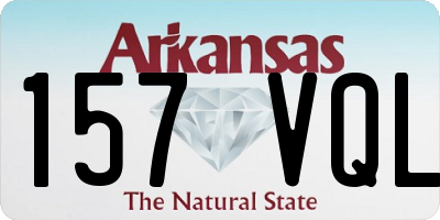AR license plate 157VQL
