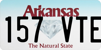 AR license plate 157VTE
