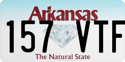 AR license plate 157VTF