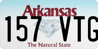 AR license plate 157VTG