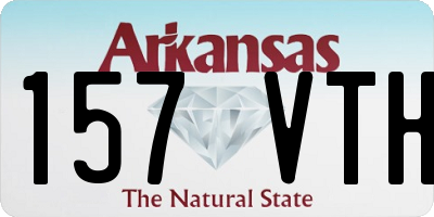 AR license plate 157VTH