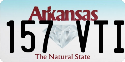 AR license plate 157VTI