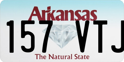 AR license plate 157VTJ