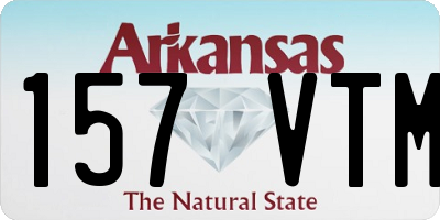 AR license plate 157VTM
