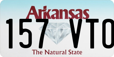 AR license plate 157VTO