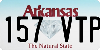 AR license plate 157VTP