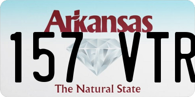 AR license plate 157VTR