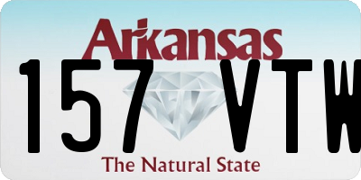 AR license plate 157VTW