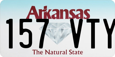 AR license plate 157VTY