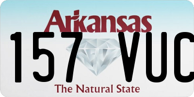 AR license plate 157VUC