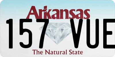 AR license plate 157VUE