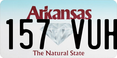 AR license plate 157VUH