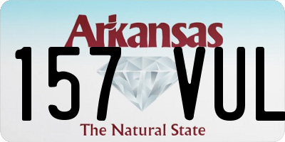 AR license plate 157VUL