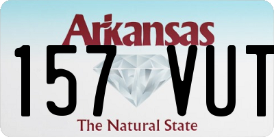 AR license plate 157VUT