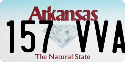 AR license plate 157VVA
