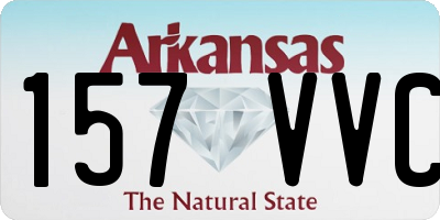 AR license plate 157VVC