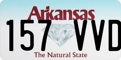 AR license plate 157VVD