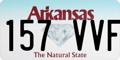 AR license plate 157VVF