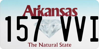 AR license plate 157VVI