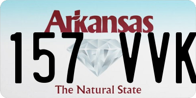 AR license plate 157VVK