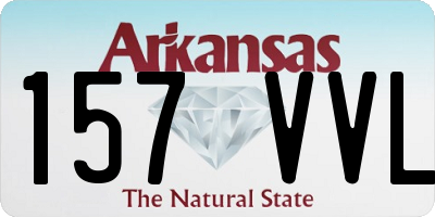 AR license plate 157VVL