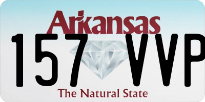 AR license plate 157VVP
