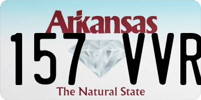 AR license plate 157VVR