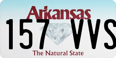 AR license plate 157VVS