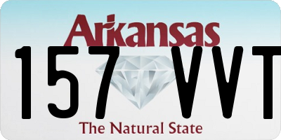 AR license plate 157VVT