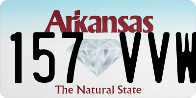 AR license plate 157VVW