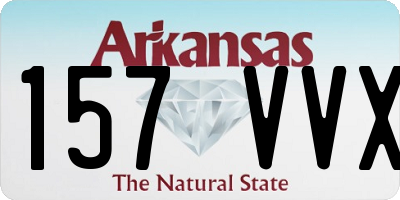 AR license plate 157VVX