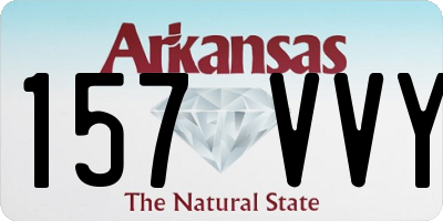 AR license plate 157VVY