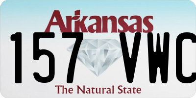 AR license plate 157VWC