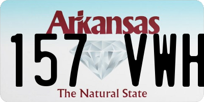 AR license plate 157VWH