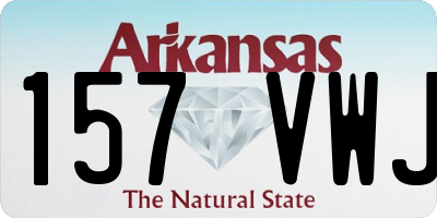 AR license plate 157VWJ