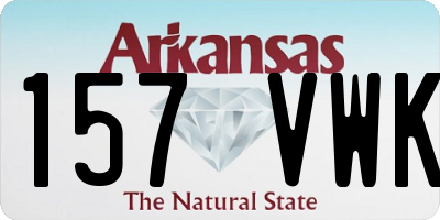 AR license plate 157VWK