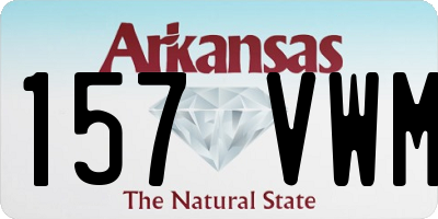 AR license plate 157VWM