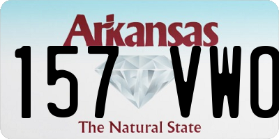 AR license plate 157VWO