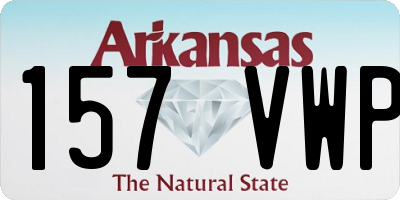 AR license plate 157VWP