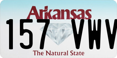 AR license plate 157VWV
